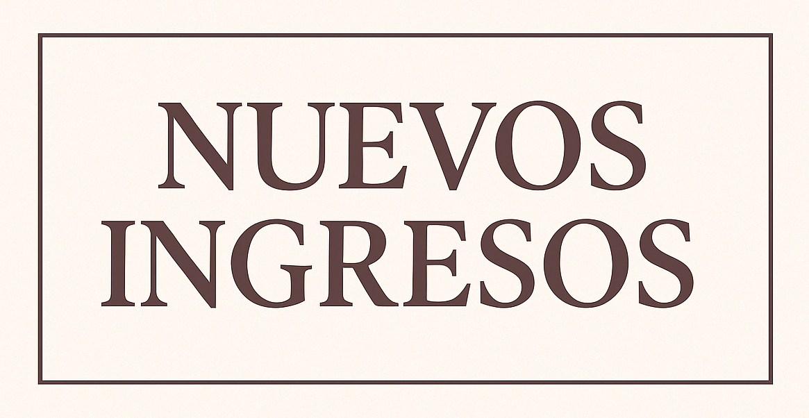 Nuevos ingresos