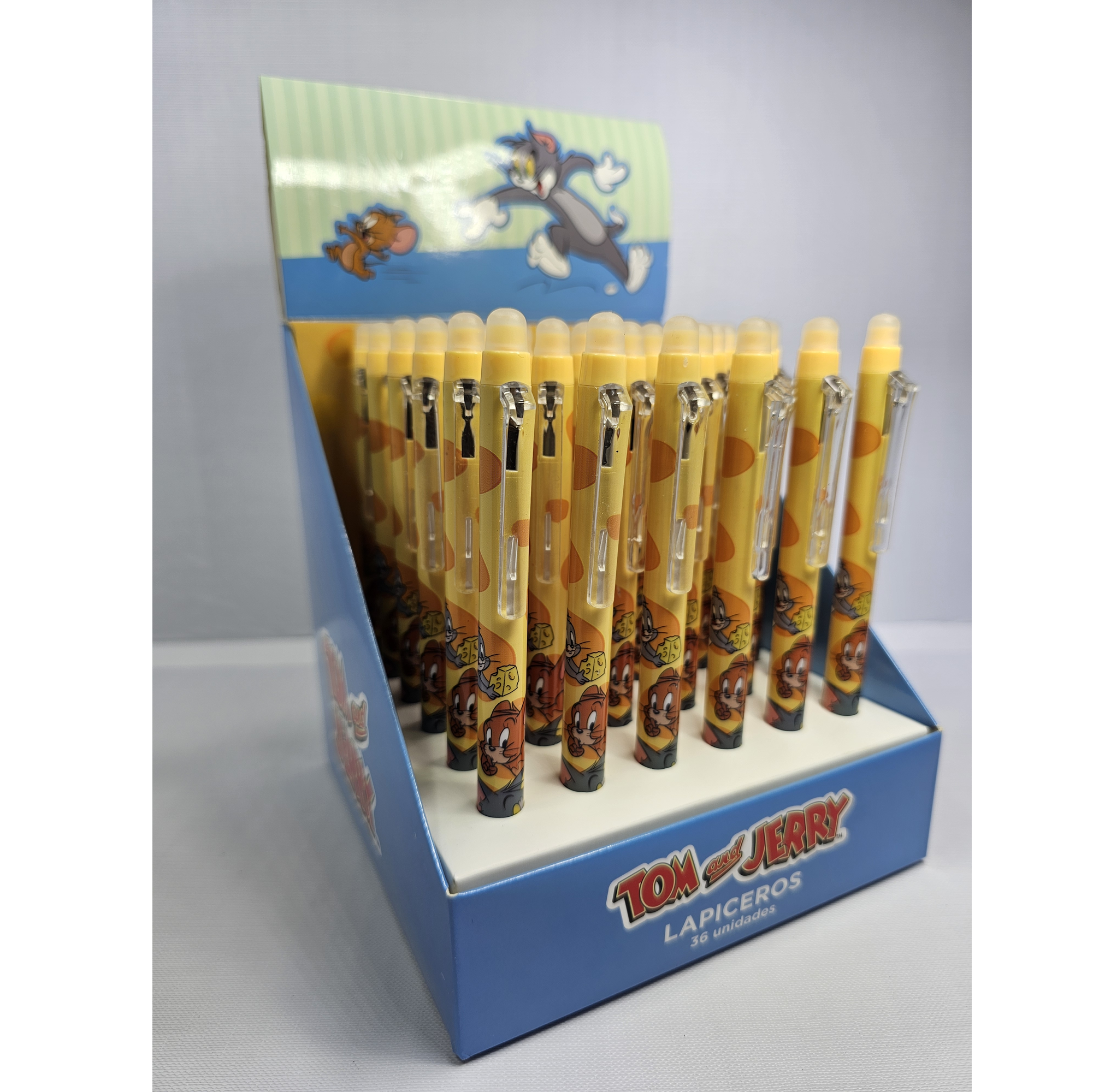 Lapicero Tom y Jerry | Elige tu Estilo: con Figura 3D o Diseño Clásico borrable - Colección Oficial
