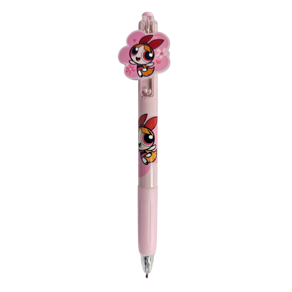 Lapicero de las Chicas Superpoderosas | Diseño Bombón con Figura en Acrílico, Coleccionable y Funcional
