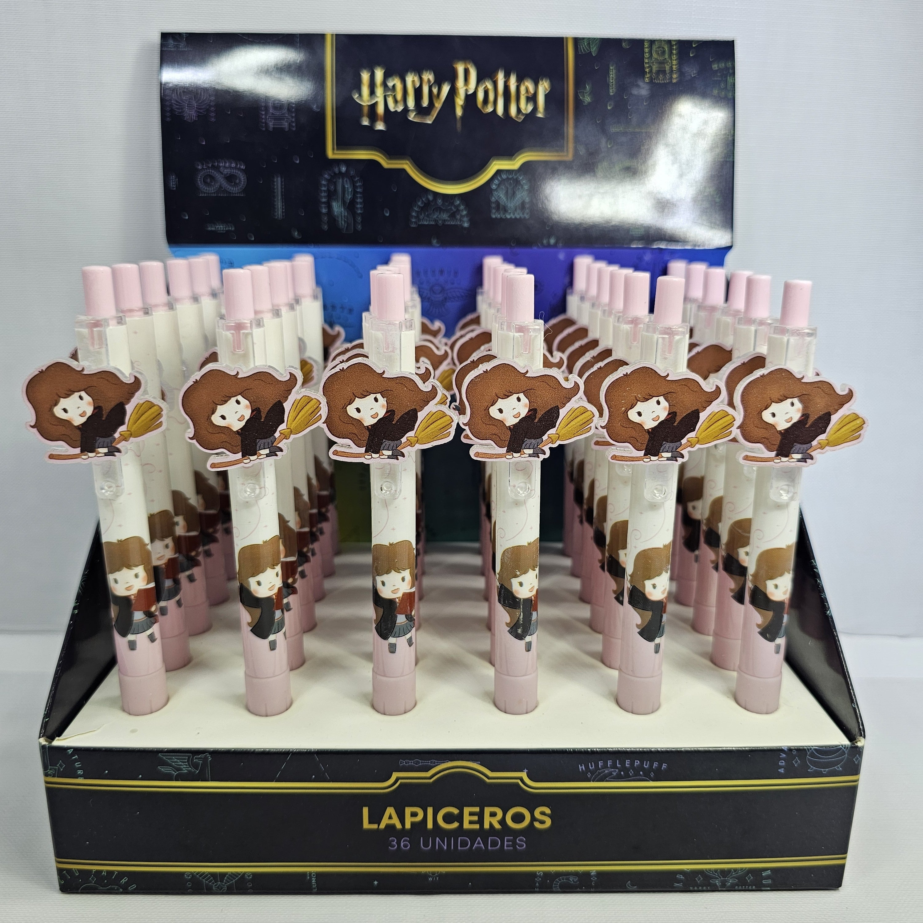 Lapicero Coleccionable Harry Potter y Hermione | Con Figura de Acrílico, Diseño Completo del Personaje