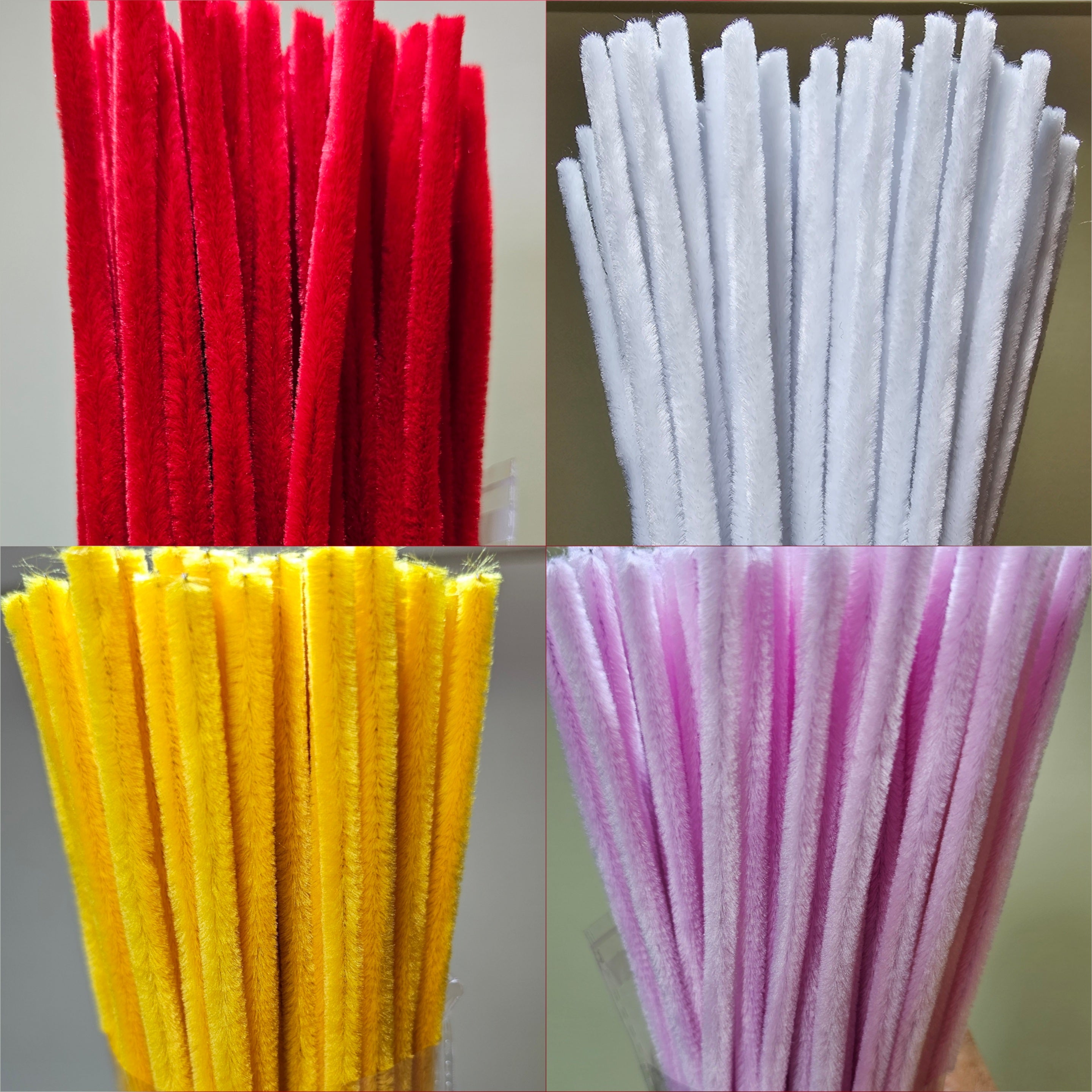 Chenille / Limpiapipas Por Mayor x 100 Bolsas