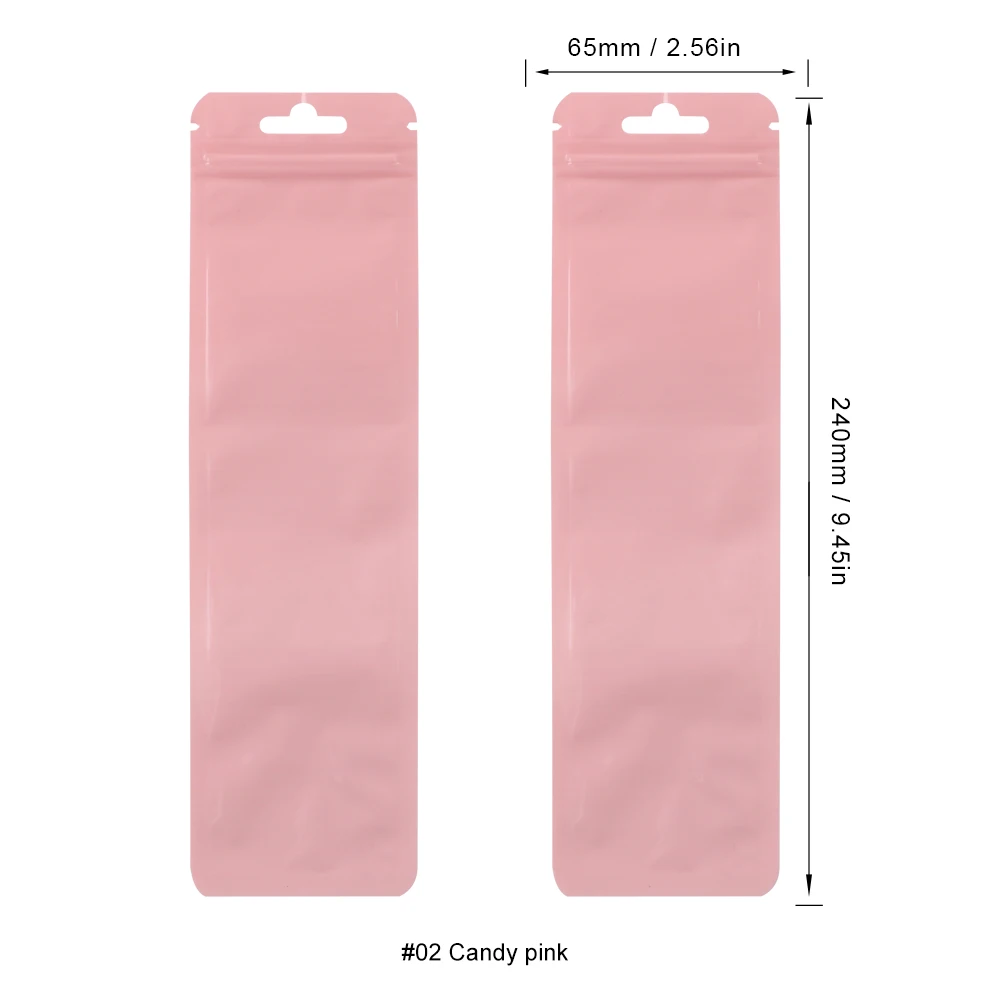 Bolsas Herméticas zip 24cm | Pack Lila, Menta y Rosa para Organización DIY