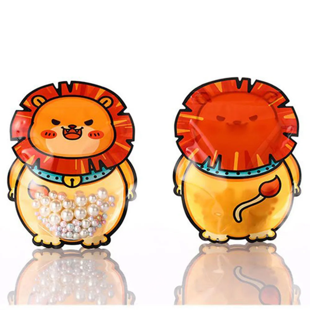 Bolsitas Zip de Animalitos 3D set reutilizable | Surtidas, con Barriga Transparente y Base Autónoma