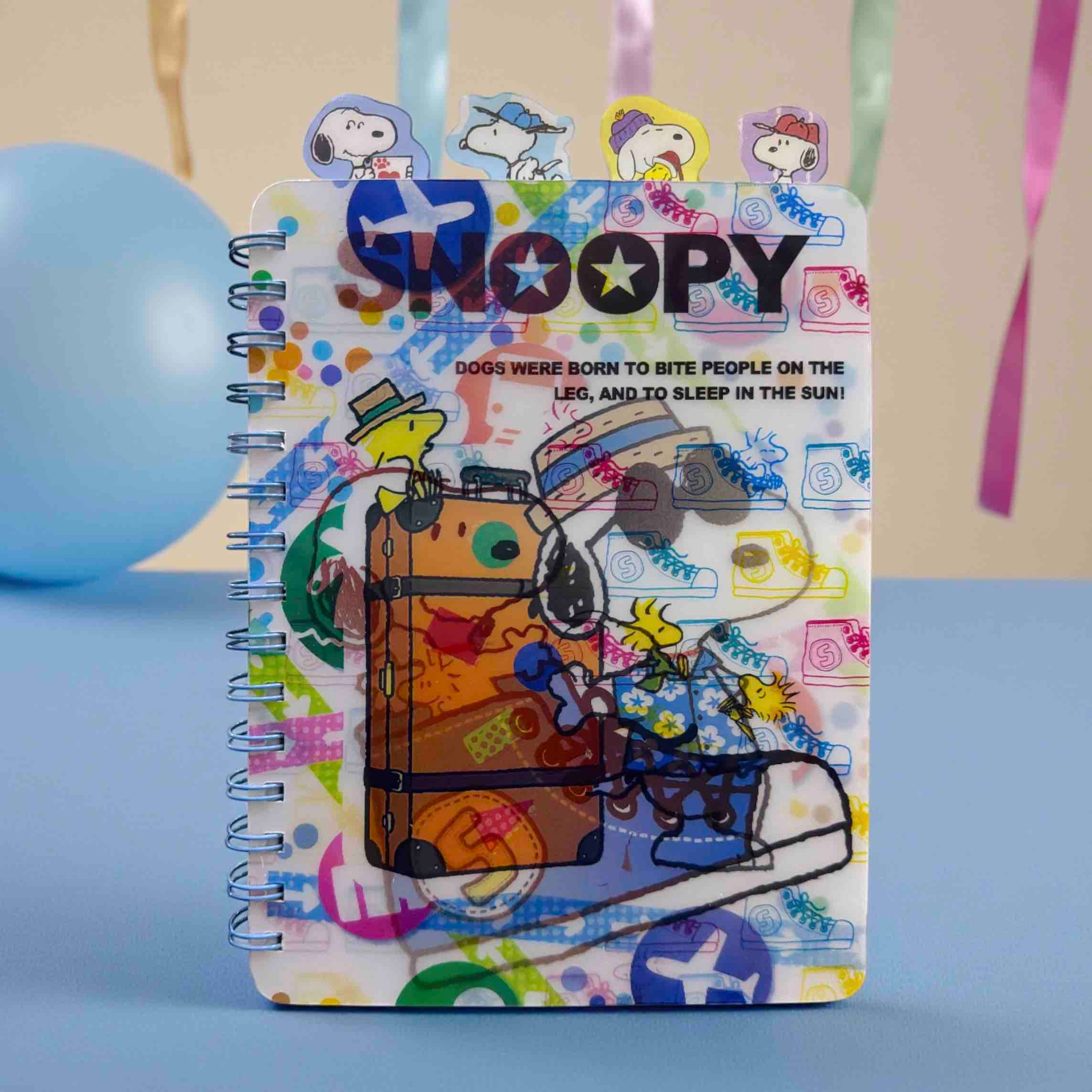 Cuaderno holográfico snoopy