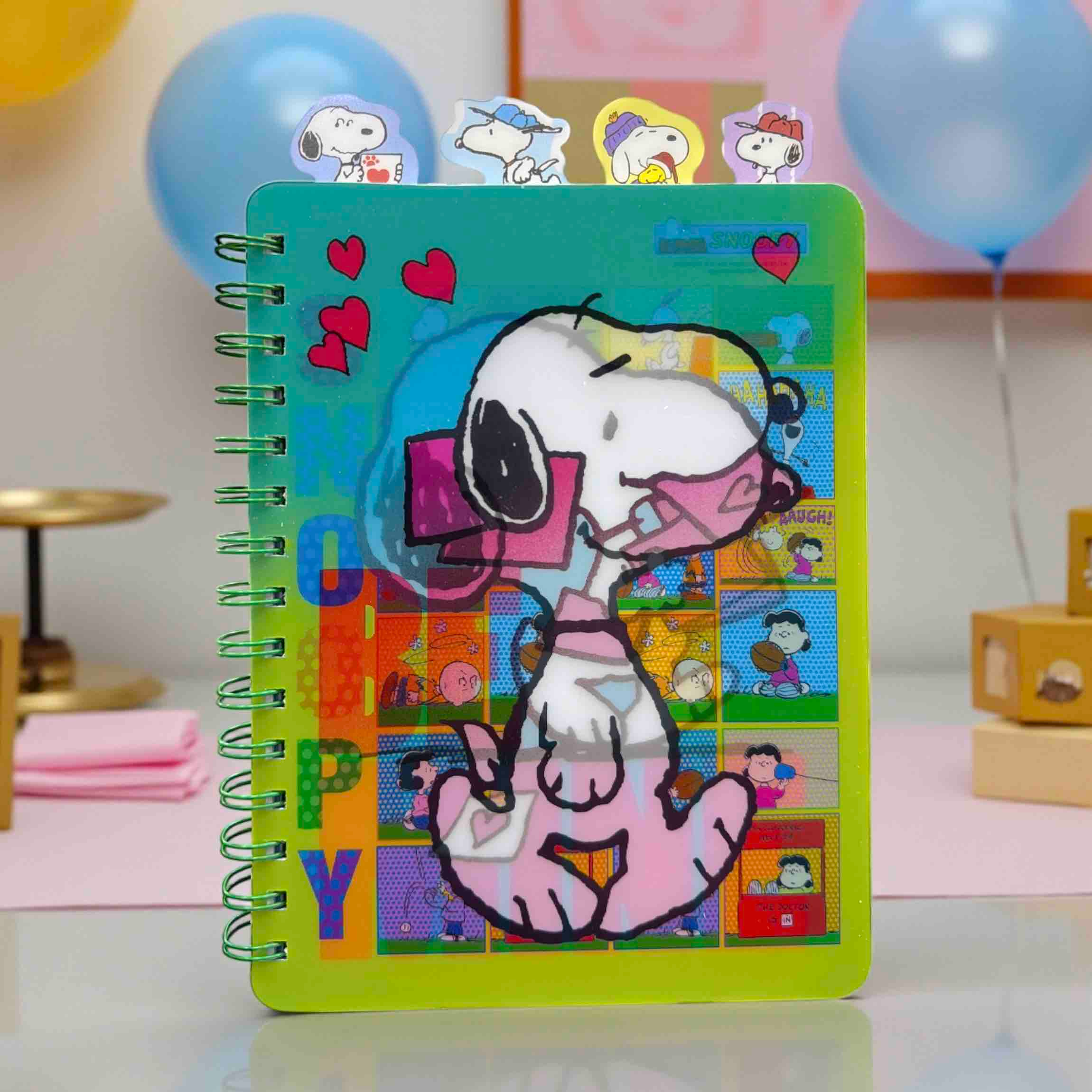 Cuaderno holográfico snoopy