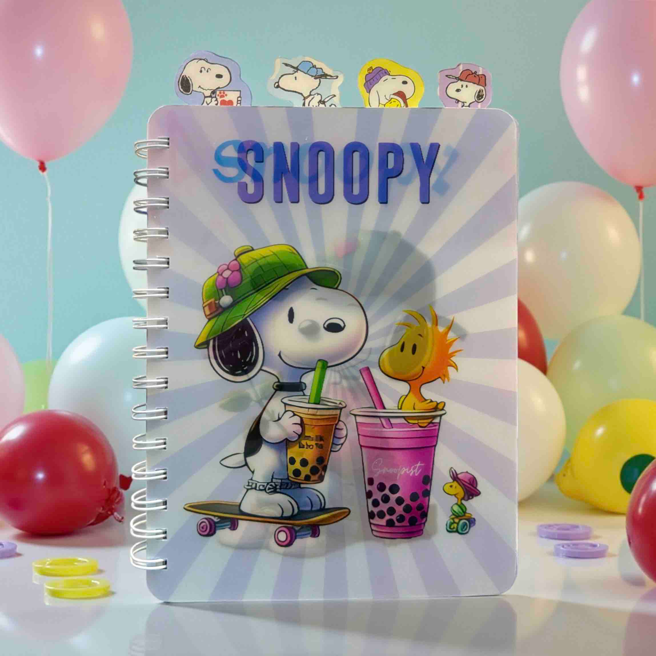 Cuaderno holográfico snoopy