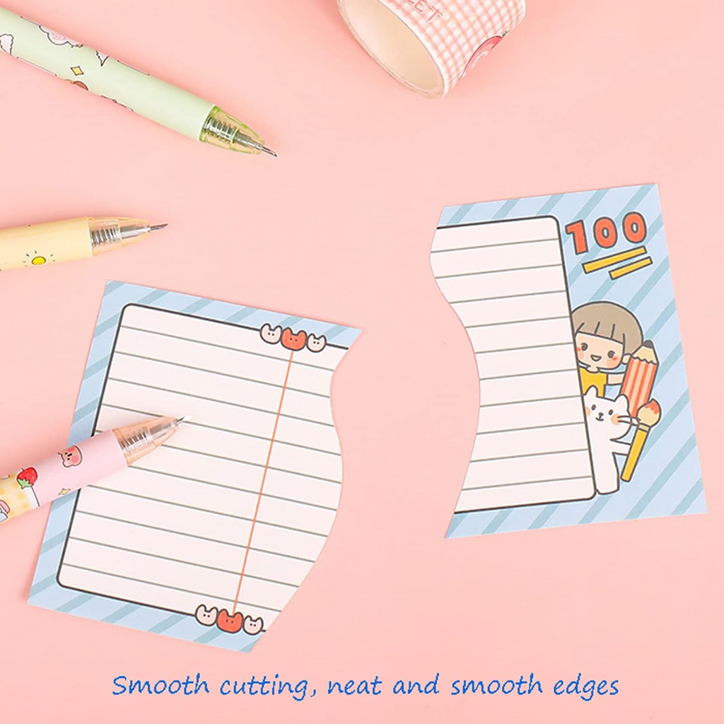 Pack Sorpresa 10 Lapiceros Cutter Kawaii | Diseños Aleatorios, Cuchilla Reafilable, para Manualidades de Precisión