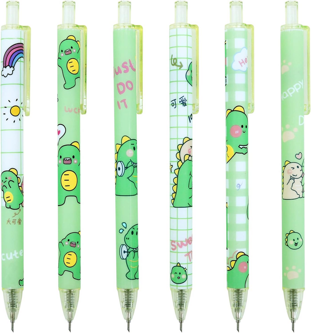 Pack Sorpresa 10 Lapiceros Cutter Kawaii | Diseños Aleatorios, Cuchilla Reafilable, para Manualidades de Precisión