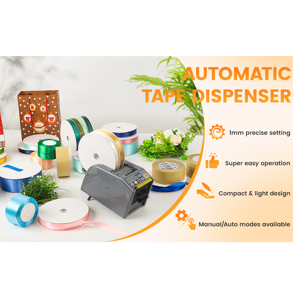 Dispensador Electrónico de Cinta Automático | Cortadora Profesional para Cintas, Washi, Masking y Listones