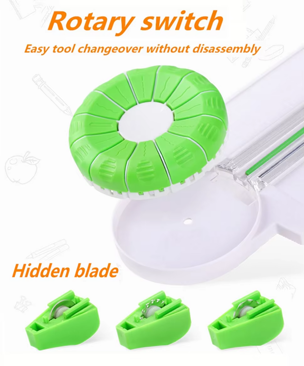 Guillotina de Corte Creativo A3 | Con 12 Cuchillas de Diseño para Scrapbooking y Manualidades