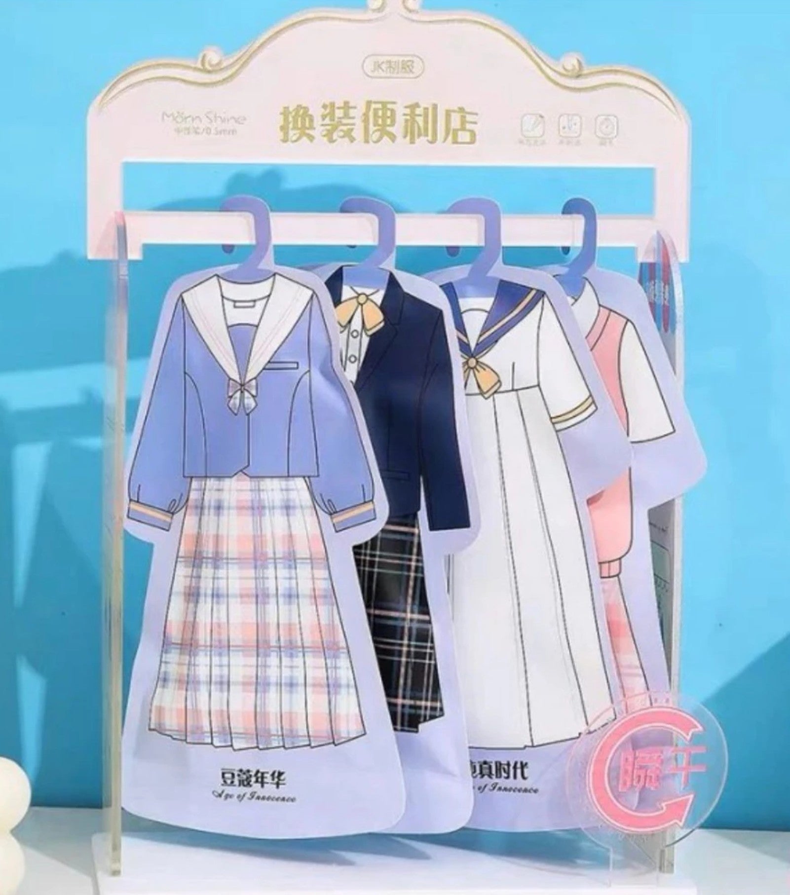 Bolígrafos Sorpresa con Bolsita de Prenda | 4 Diseños, Punta 0.5mm Negro