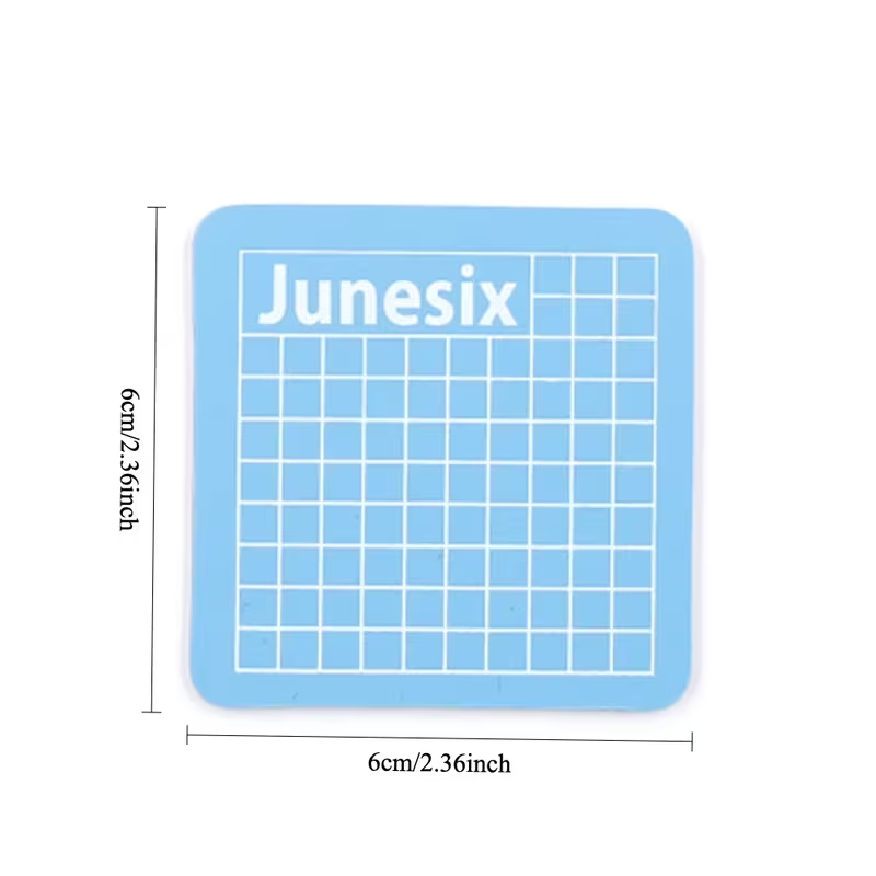 Mini Mat de Corte Autocurable 6x6 cm doble cara | con Cuadrícula de 0.5 cm, para Manualidades de Precisión y Detalle