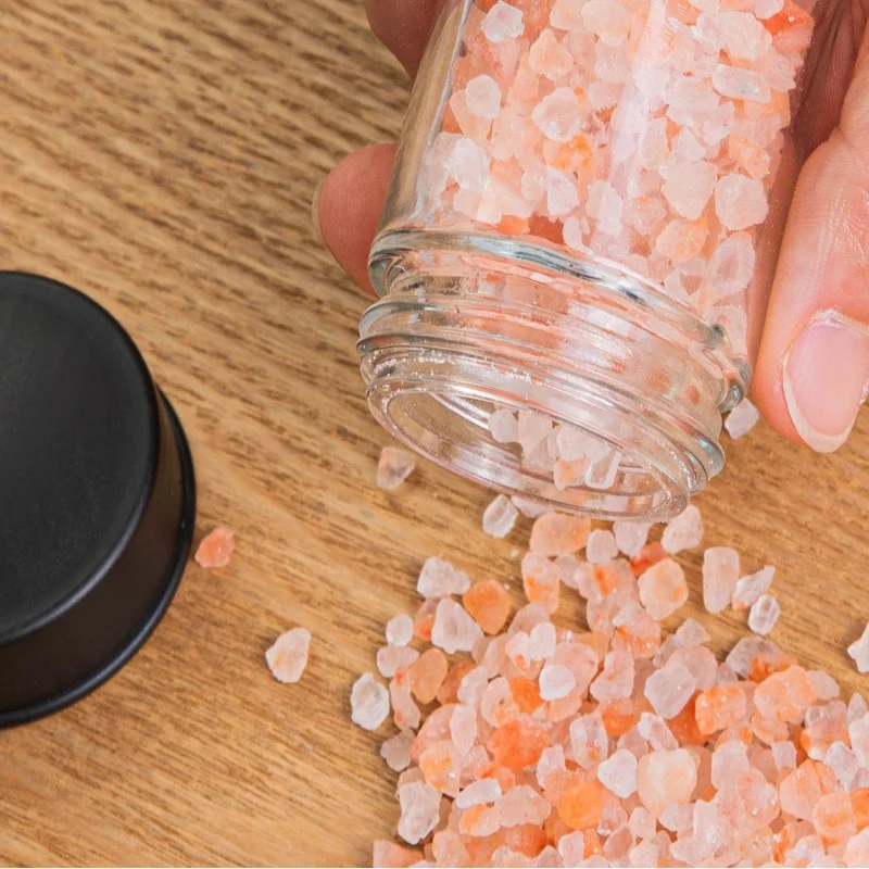 Organizador Giratorio con 18 Frascos de Vidrio | Para Cocina, Taller de Manualidades y Bisutería