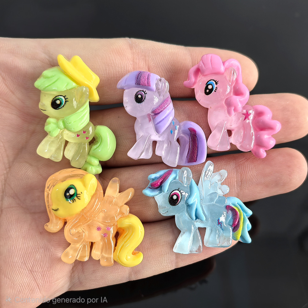 Aplique My Little Pony Brillante en la Oscuridad | Rosa, Morado o Azul, para Pijamas, Mochilas y Decoración