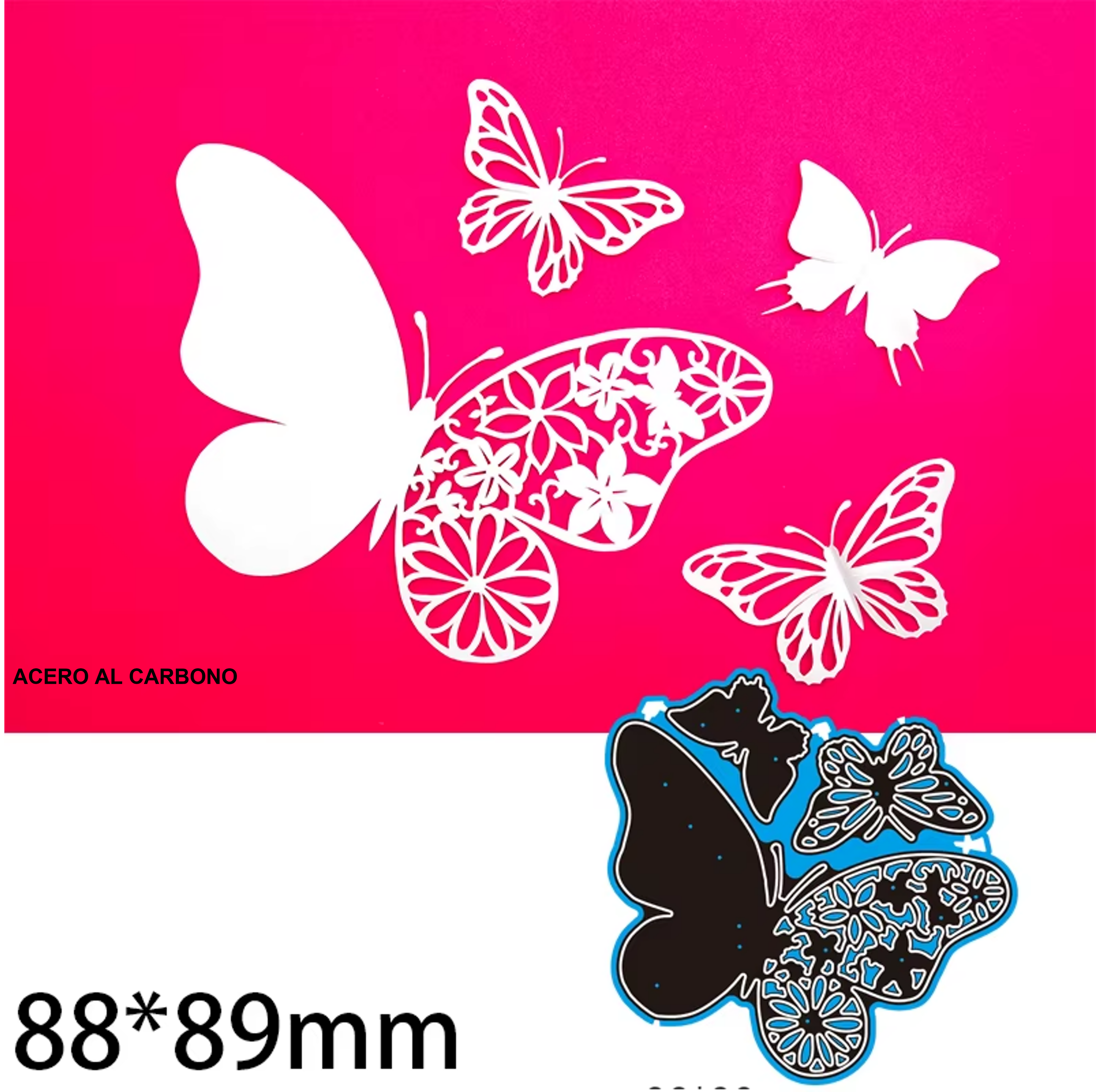 Troquel mariposa de Corte de Acero al Carbono #1