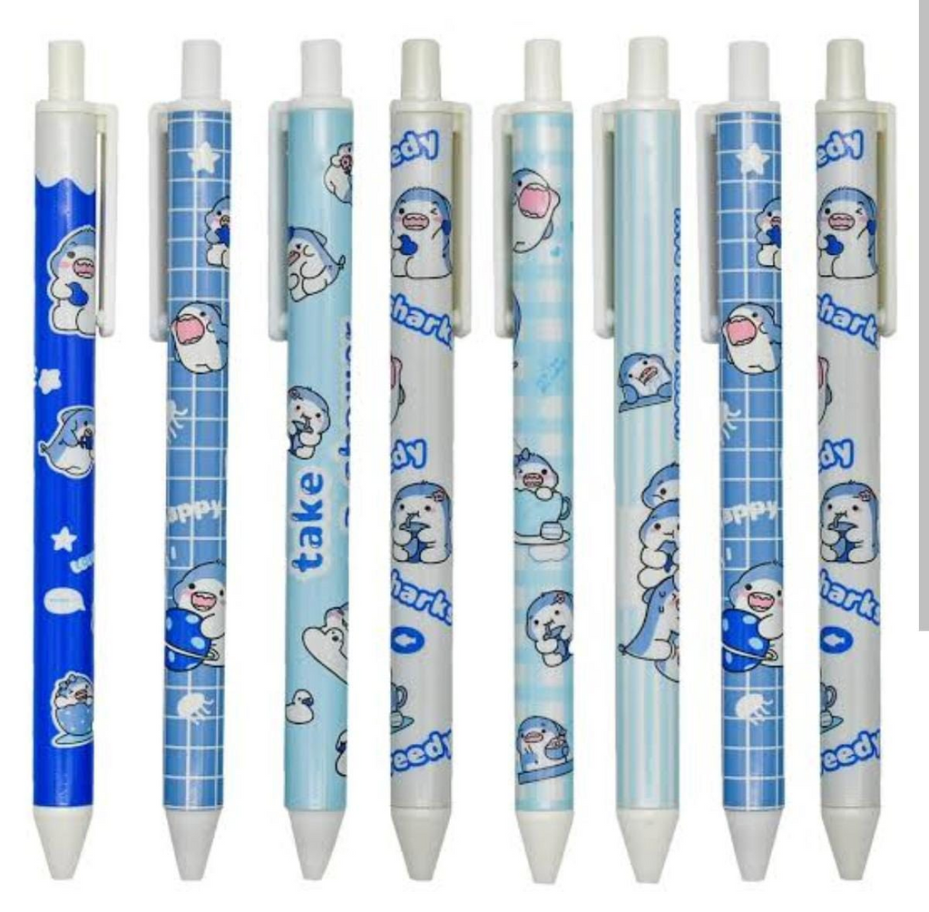Pack Sorpresa 10 Lapiceros Cutter Kawaii | Diseños Aleatorios, Cuchilla Reafilable, para Manualidades de Precisión