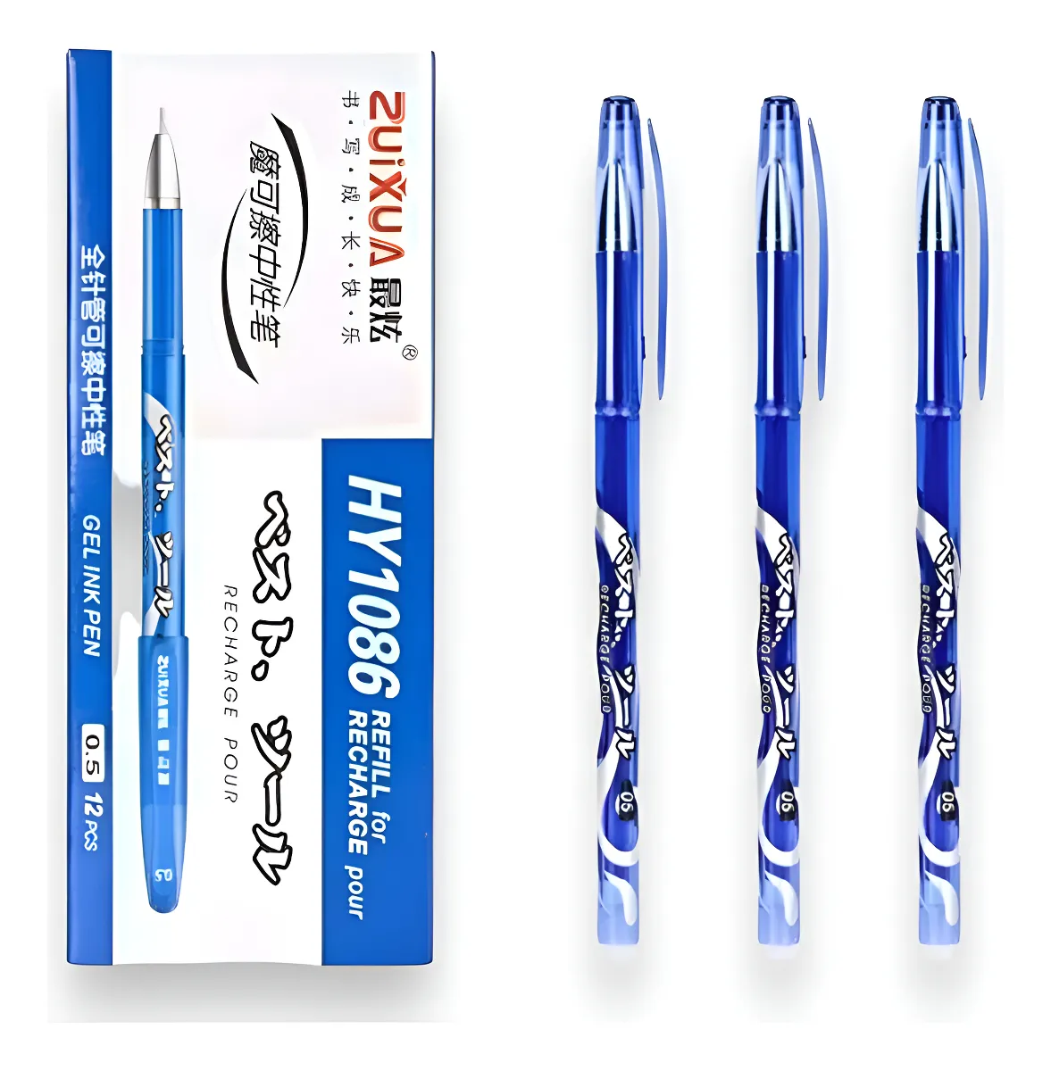 Set x12 Lapiceros Borrable | 0.35mm, 0.5mm Desaparece con Plancha o Fricción para Costura, Scrapbook y Proyectos de Detalle