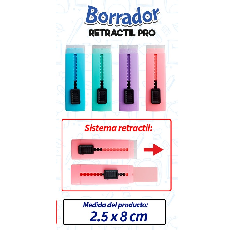 Borrador Retractil Pro Besko