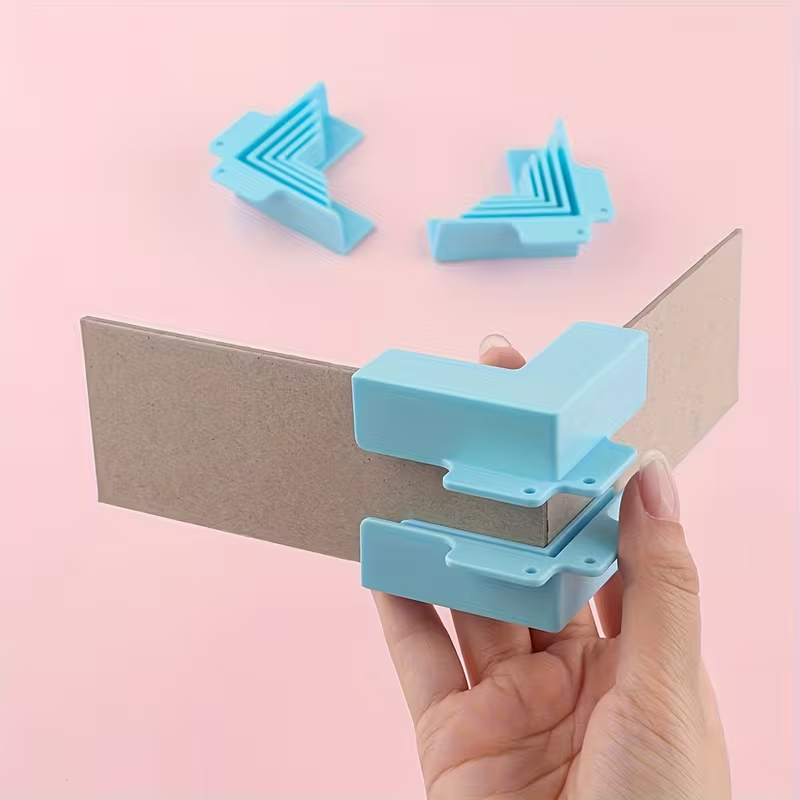 Set Completo de Guías para Cartonaje | 8 Piezas (4 Esquinas + 4 Divisores) | 3 Colores