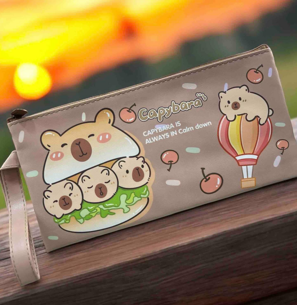 Cartuchera capibara con diseño