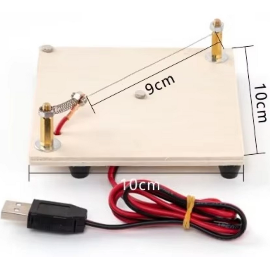 Cortador y Sellador de Cintas USB | con Alambre de Nicrom, para Cintas de hasta 9 cm, Portátil para Manualidades