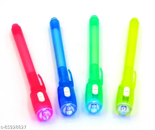 Bolígrafo de Tinta Invisible con Luz UV | Todo en Uno para Mensajes Secretos y Juegos