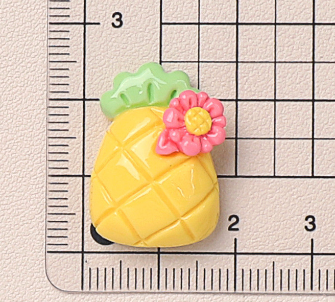 Aplique de Resina Bob Esponja | Personajes Brillantes, 3 cm para Manualidades y Dijes