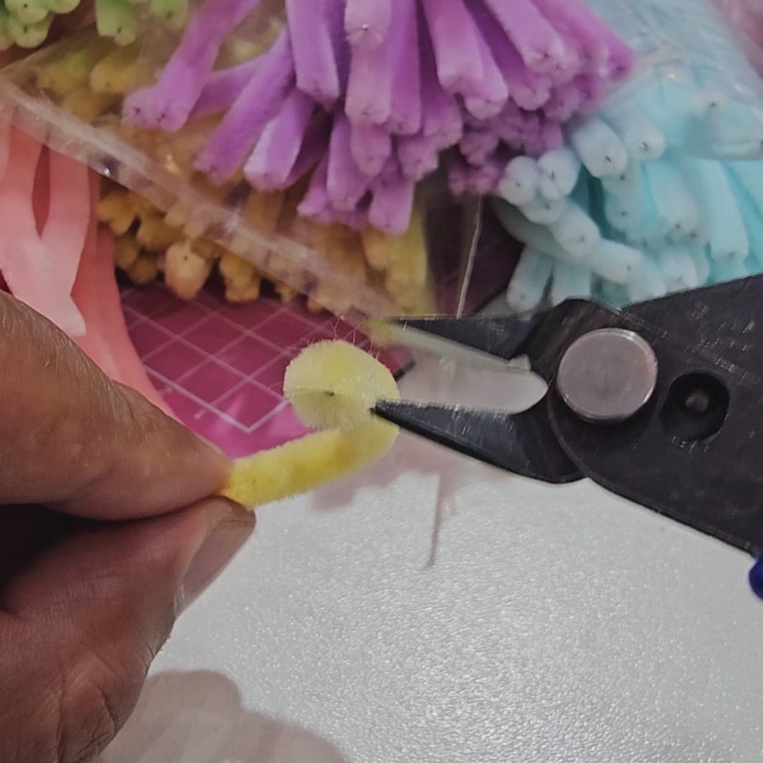 Alicate de Corte para Chenille / Limpiapipas | Corte Preciso de Alambre | Herramienta Esencial