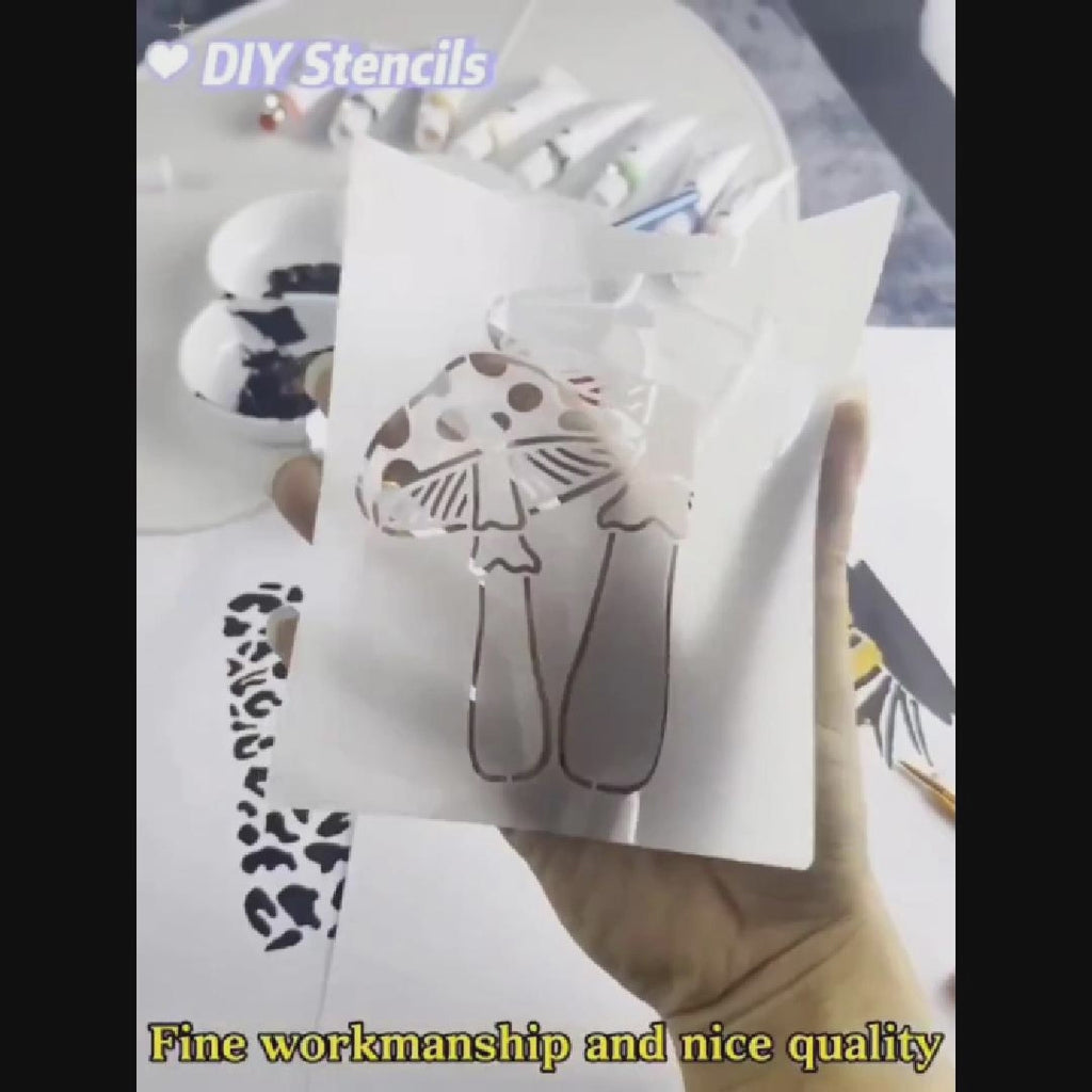 Stencil de Flores y Animalitos 5 cm Parte 2 | Diseños Variados | Tú eliges