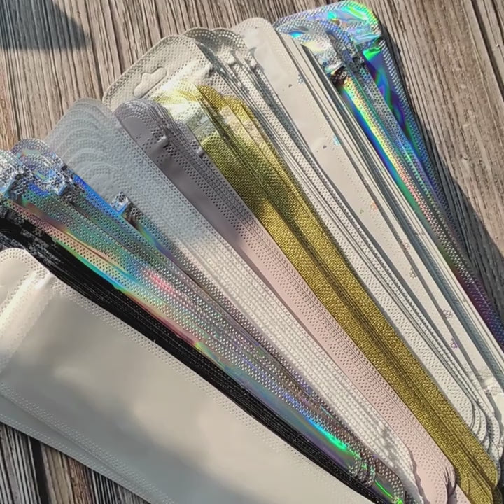 Bolsas Herméticas zip 24cm | Pack Lila, Menta y Rosa para Organización DIY
