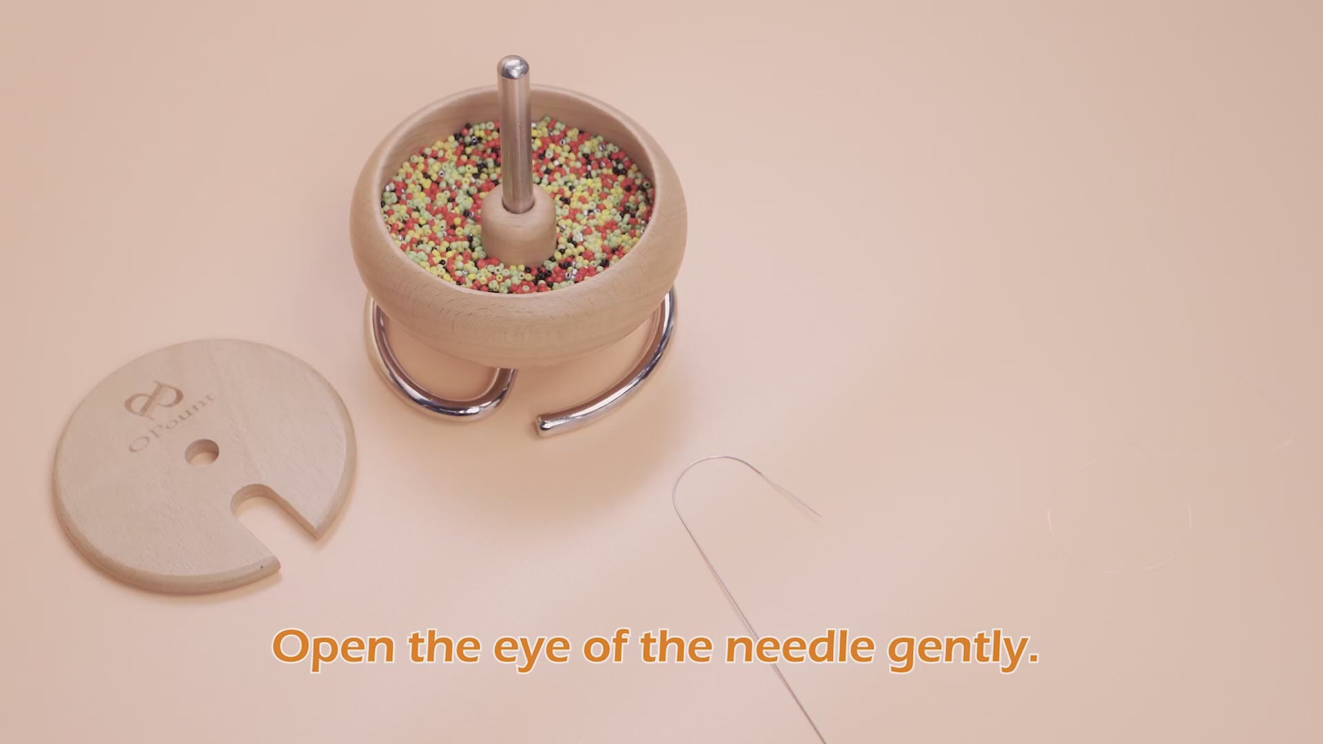 Agujas especial para bisutería de Ojo Grande y Mango Curvo | Esencial para Bead Spinner