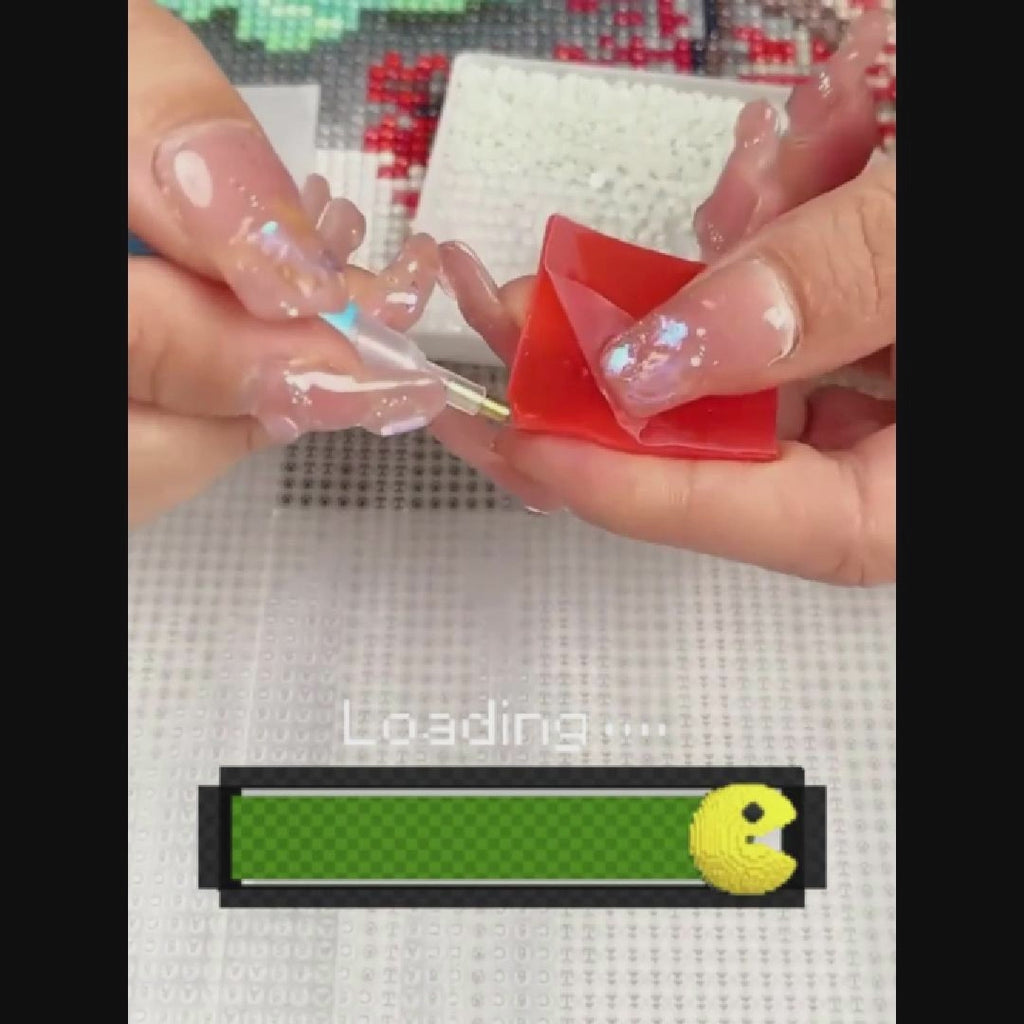Plancha de Cera para Diamond Painting | 2x2 cm | Repuesto Adhesivo para Aplicador de Diamantes
