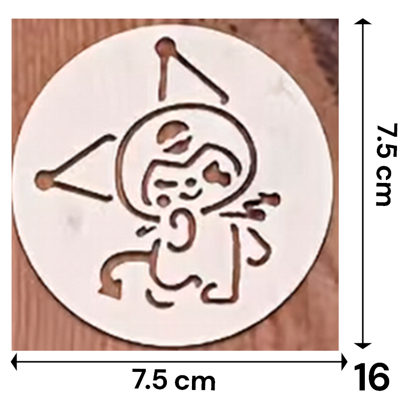 Set Stencil Sanrio 7.5x7.5 cm | Lavables y Reutilizables | Personajes Hello Kitty y Amigos
