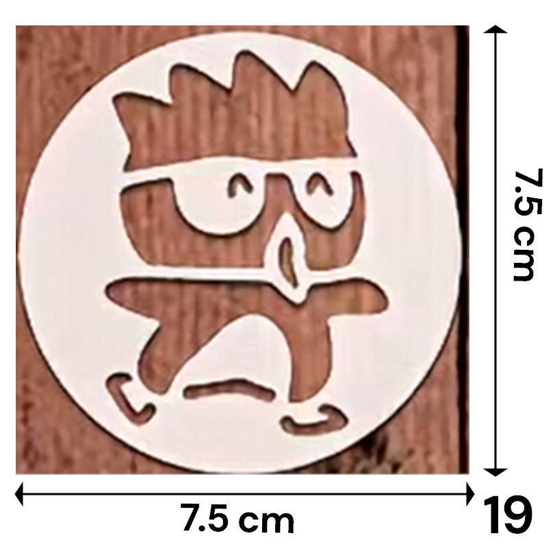 Set Stencil Sanrio 7.5x7.5 cm | Lavables y Reutilizables | Personajes Hello Kitty y Amigos