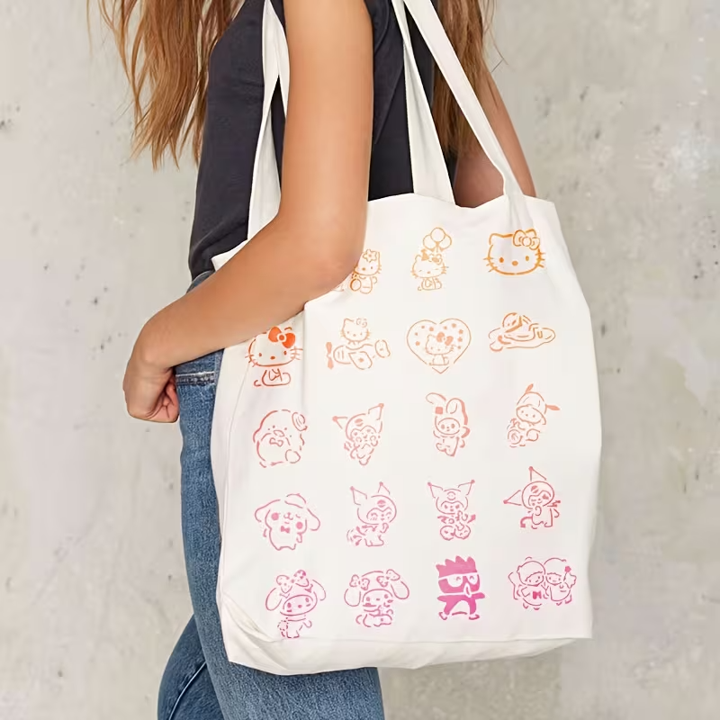 Set Stencil Sanrio 7.5x7.5 cm | Lavables y Reutilizables | Personajes Hello Kitty y Amigos