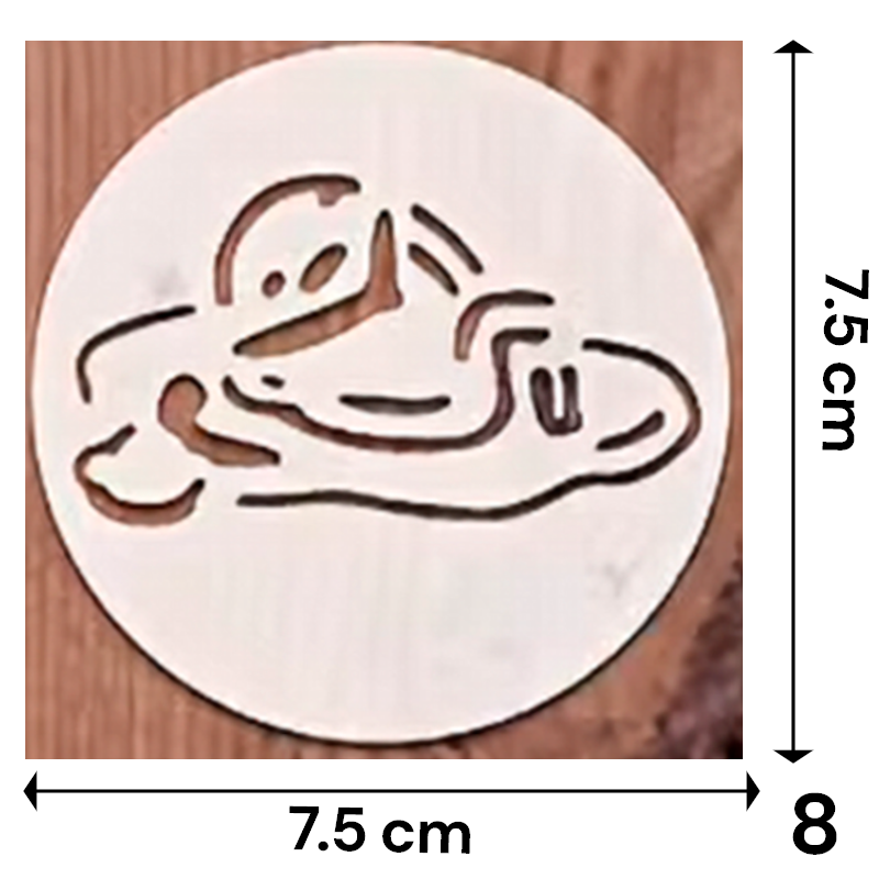 Set Stencil Sanrio 7.5x7.5 cm | Lavables y Reutilizables | Personajes Hello Kitty y Amigos