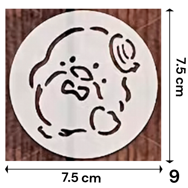 Set Stencil Sanrio 7.5x7.5 cm | Lavables y Reutilizables | Personajes Hello Kitty y Amigos
