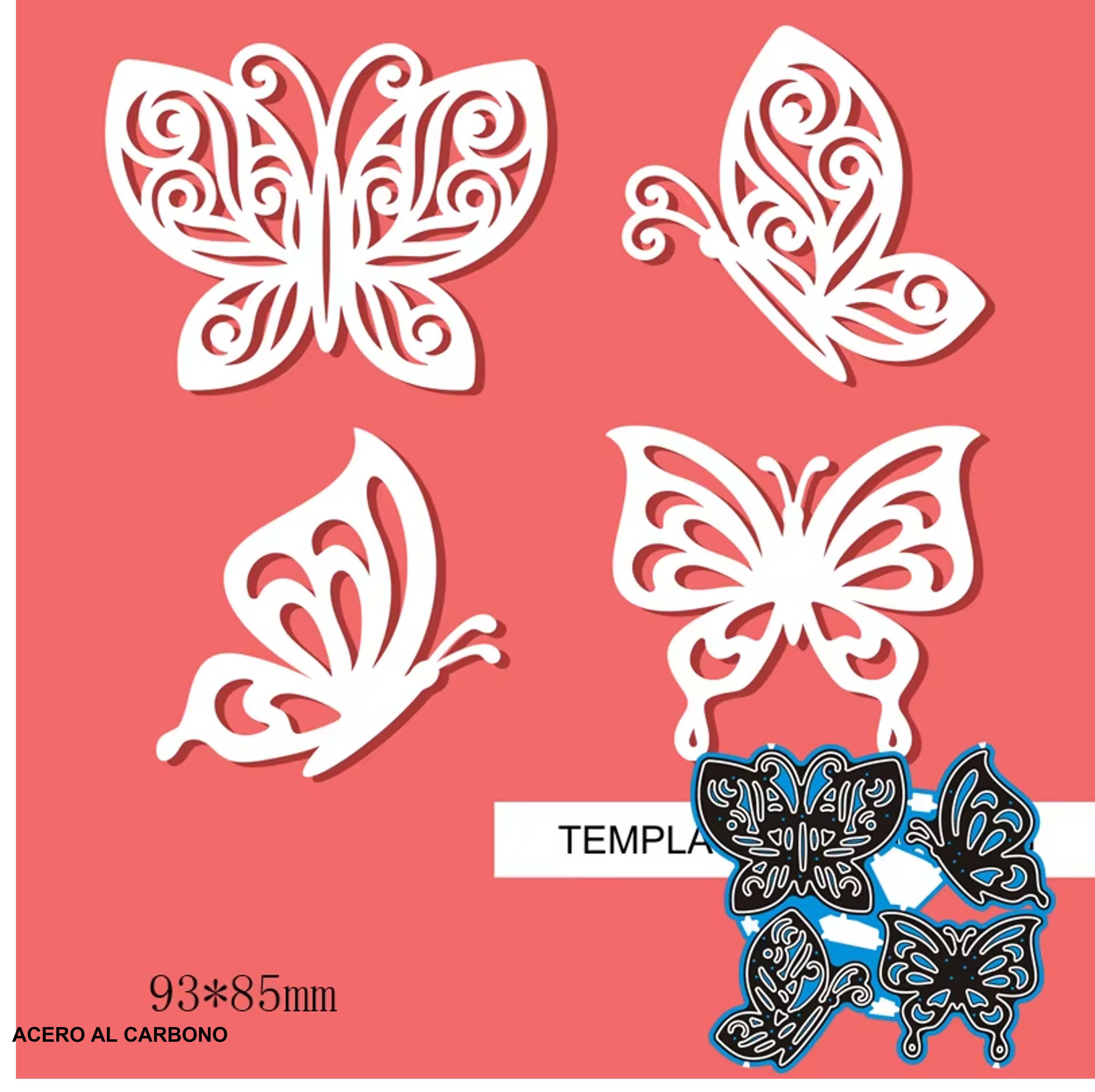 Troquel mariposa de Corte de Acero al Carbono #3