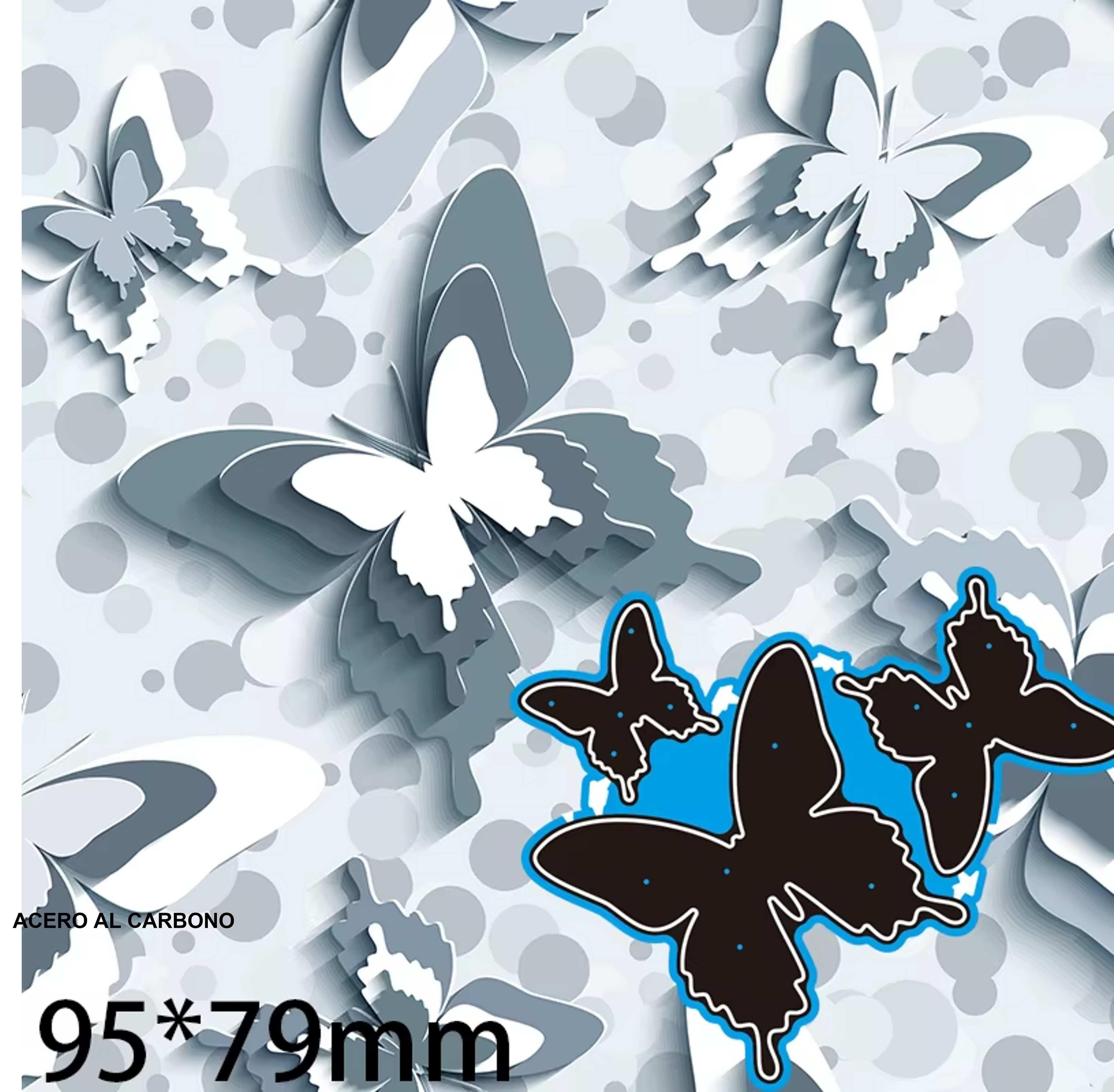 Troquel mariposa de Corte de Acero al Carbono #5